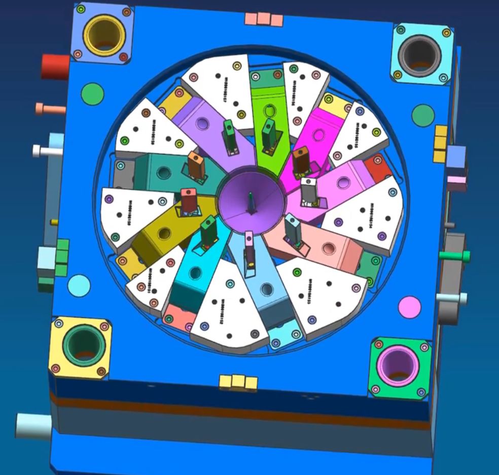 加工中心這套葉輪模具如何設(shè)計(jì)？如何脫模？(圖3)